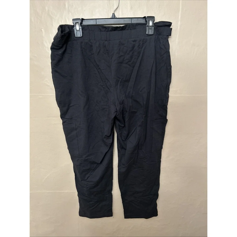 Anybody Medium Petite‎ Black Knit Paper bag Waist Pants